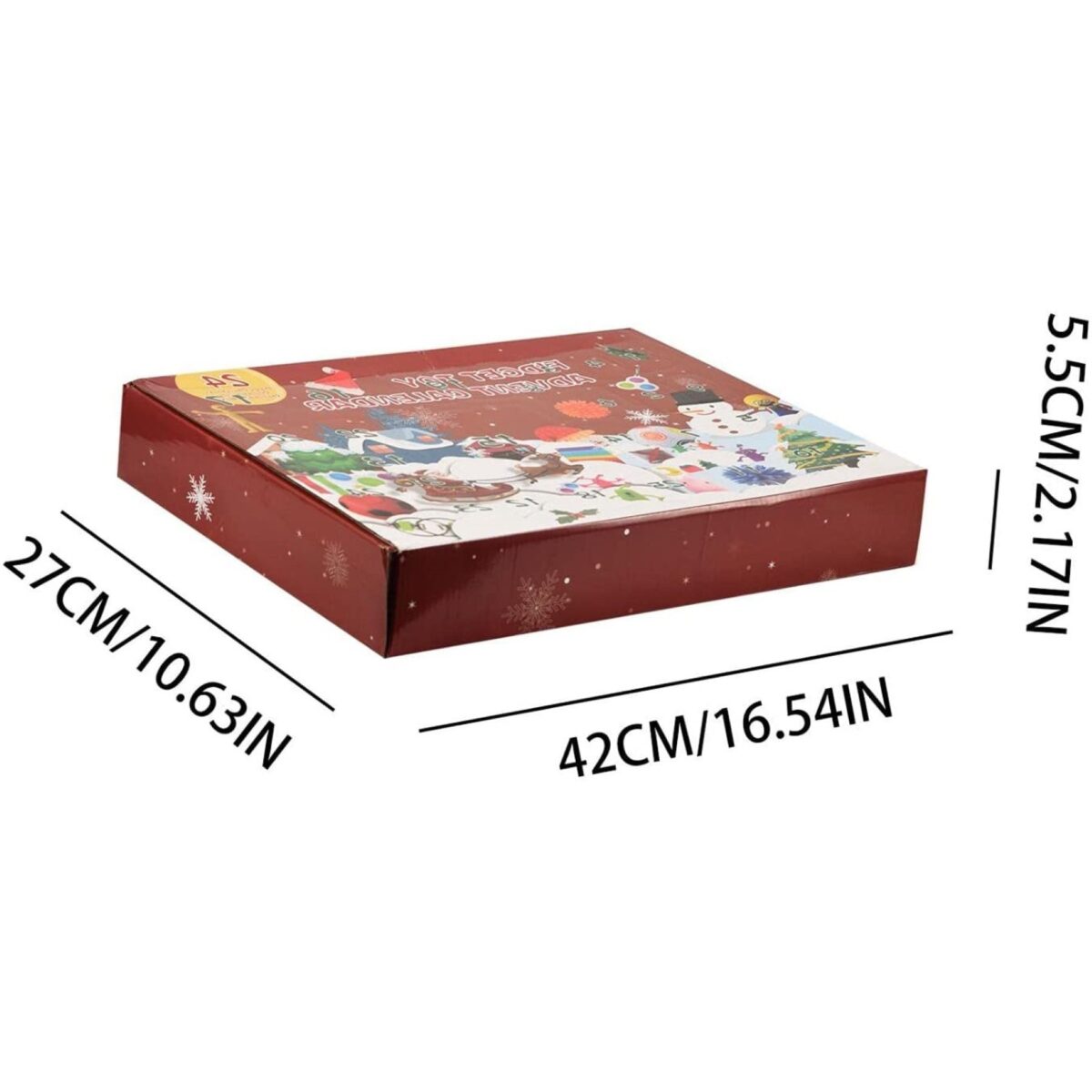 Advent Calendar Fidget Toys, Embo, Model Craciun, Multicolor - imagine 2