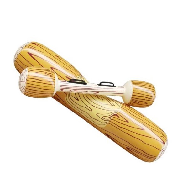 amazon-hot-selling-pool-party-water-wood-pattern-swimming-ring-adult-kids-play-raft-floating-pair-main-62fe45fb12c03.jpg Colac de inot gonflabil sub forma de pluta + vasla gonflabila , Joc pentru piscina, Embo - imagine 5