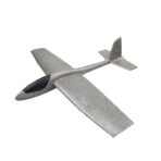 Avion Zburator, Embo, Tip Planor, 83 cm Lungime, +3 Ani, din Polistiren, Aruncare 10 - 30 m, Gri