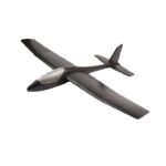 Avion Zburator, Embo, Tip Planor, 83 cm Lungime, +3 Ani, din Polistiren, Aruncare 10 - 30 m, Negru