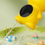 Termometru Electronic LED pentru Baie, Plutitor, Rezistent la apă, IPX7, Multifunctional, 3 Trepte de Temperatura, Model Ratusca, 12x7cm, Galben - imagine 2