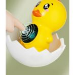 Termometru Electronic LED pentru Baie, Plutitor, Rezistent la apă, IPX7, Multifunctional, 3 Trepte de Temperatura, Model Ratusca, 12x7cm, Galben - imagine 5