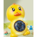 Termometru Electronic LED pentru Baie, Plutitor, Rezistent la apă, IPX7, Multifunctional, 3 Trepte de Temperatura, Model Ratusca, 12x7cm, Galben - imagine 6