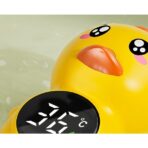 Termometru Electronic LED pentru Baie, Plutitor, Rezistent la apă, IPX7, Multifunctional, 3 Trepte de Temperatura, Model Ratusca, 12x7cm, Galben - imagine 7