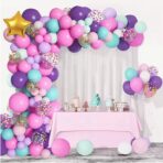 Baloane pentru Arcada HAPPY BIRTHDAY, Embo, baloane decorative din Latex, Set Mix 127 Baloane Colorate, Multicolor - imagine 2