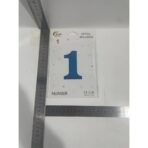 Balon din Folie Embo, Cifra 1, 81 cm, Pentru Aer sau Heliu, Bulk, Albastru - imagine 7