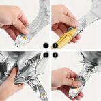 Balon din Folie Embo, Cifra 1, 81 cm, Pentru Aer sau Heliu, Argintiu - imagine 7