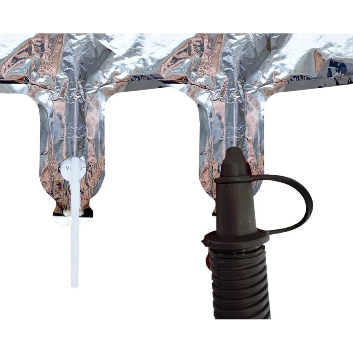 Balon din Folie Embo, Cifra 4, 81 cm, Pentru Aer sau Heliu, Bulk, Argintiu - imagine 8