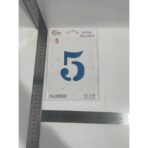 Balon din Folie Embo, Cifra 5, 81 cm, Pentru Aer sau Heliu, Bulk, Albastru - imagine 5