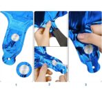 Balon din Folie Embo, Cifra 7, 81 cm, Pentru Aer sau Heliu, Bulk, Albastru - imagine 4