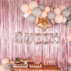 Balon Folie Metalizata Litera Q, Embo, 80 cm, Umflati cu Heliu sau Aer, Ambalaj Individual, Pai inclus, Argintiu - imagine 3