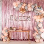 Balon Folie Metalizata Litera Q, Embo, 80 cm, Umflati cu Heliu sau Aer, Ambalaj Individual, Pai inclus, Argintiu - imagine 4