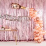 Balon Folie Metalizata Litera W, Embo, 80 cm, Umflati cu Heliu sau Aer, Ambalaj Individual, Pai inclus, Argintiu - imagine 2