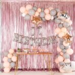 Balon din Folie Metalizata, Embo, Figurina Cifra, Tema Aniversare 100 cm, Ambalaj Individual, Pai inclus, Umflare cu Aer sau Heliu, Argintiu, Cifra 7 - imagine 3