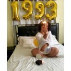 Balon din Folie Metalizata Embo, Figurina Cifra, Tema Aniversare 100 cm, Ambalaj Individual, Pai inclus, Umflare cu Aer sau Heliu, Auriu, Cifra 9 - imagine 5