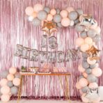 Balon din Folie Metalizata Embo, Figurina Cifra, Tema Aniversare 40 cm, Ambalaj Individual, Pai inclus, Umflare cu Aer sau Heliu, Argintiu, Cifra 8 - imagine 2