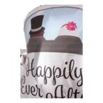 Balon din Folie Metalizata, Embo, Figurina Masina, Model Nunta Happily Ever After, Tema Nunta, 60 x 63 cm, Ambalaj Individual, Pai Inclus, Umflare cu Aer sau Heliu, Alb - imagine 4
