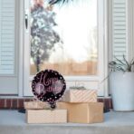 Balon din Folie Metalizata, Embo, Figurine, Model 2, Happy Birthday, Tematica Aniversare, 45 cm, Ambalaj Individual, Pai Inclus, Umflare cu Aer sau Heliu, Multicolor - imagine 5