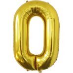 Balon Folie Metalizata Litera O, Embo, 40 cm, Umflati cu Heliu sau Aer, Ambalaj Individual, Pai inclus, Auriu - imagine 5