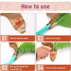 Balon din Folie Metalizata, Embo, Figurine Animalute, Model Ursulet cu Tort Aniversar, 124x65 cm, Ambalaj Individual, Pai Inclus, Umflare cu Aer sau Heliu, Multicolor - imagine 5