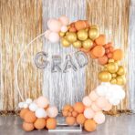 Balon Folie Metalizata Litera G, Embo, 80 cm, Umflati cu Heliu sau Aer, Ambalaj Individual, Pai inclus, Argintiu - imagine 3