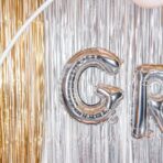 Balon Folie Metalizata Litera G, Embo, 80 cm, Umflati cu Heliu sau Aer, Ambalaj Individual, Pai inclus, Argintiu - imagine 5