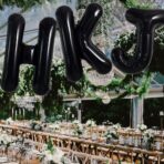 Balon Folie Metalizata Litera K, Embo, 40 cm, Umflati cu Heliu sau Aer, Ambalaj Individual, Pai inclus, Negru - imagine 4