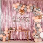 Balon Folie Metalizata Litera L, Embo, 80 cm, Umflati cu Heliu sau Aer, Ambalaj Individual, Pai inclus, Argintiu - imagine 6