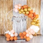 Balon Folie Metalizata Litera N, Embo, 40 cm, Umflati cu Heliu sau Aer, Ambalaj Individual, Pai inclus, Argintiu - imagine 6