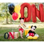 Balon Folie Metalizata Litera N, Embo, 40 cm, Umflati cu Heliu sau Aer, Ambalaj Individual, Pai inclus, Rosu - imagine 4