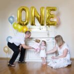 Balon Folie Metalizata Litera O, Embo, 80 cm, Umflati cu Heliu sau Aer, Ambalaj Individual, Pai inclus, Auriu - imagine 8