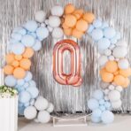 Balon Folie Metalizata Litera Q, Embo, 100 cm, Umflati cu Heliu sau Aer, Ambalaj Individual, Pai inclus, Rose Gold - imagine 6