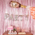 Balon Folie Metalizata Litera R, Embo, 40 cm, Umflati cu Heliu sau Aer, Ambalaj Individual, Pai inclus, Argintiu - imagine 4