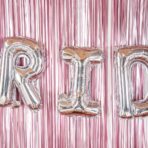 Balon Folie Metalizata Litera R, Embo, 40 cm, Umflati cu Heliu sau Aer, Ambalaj Individual, Pai inclus, Argintiu - imagine 5