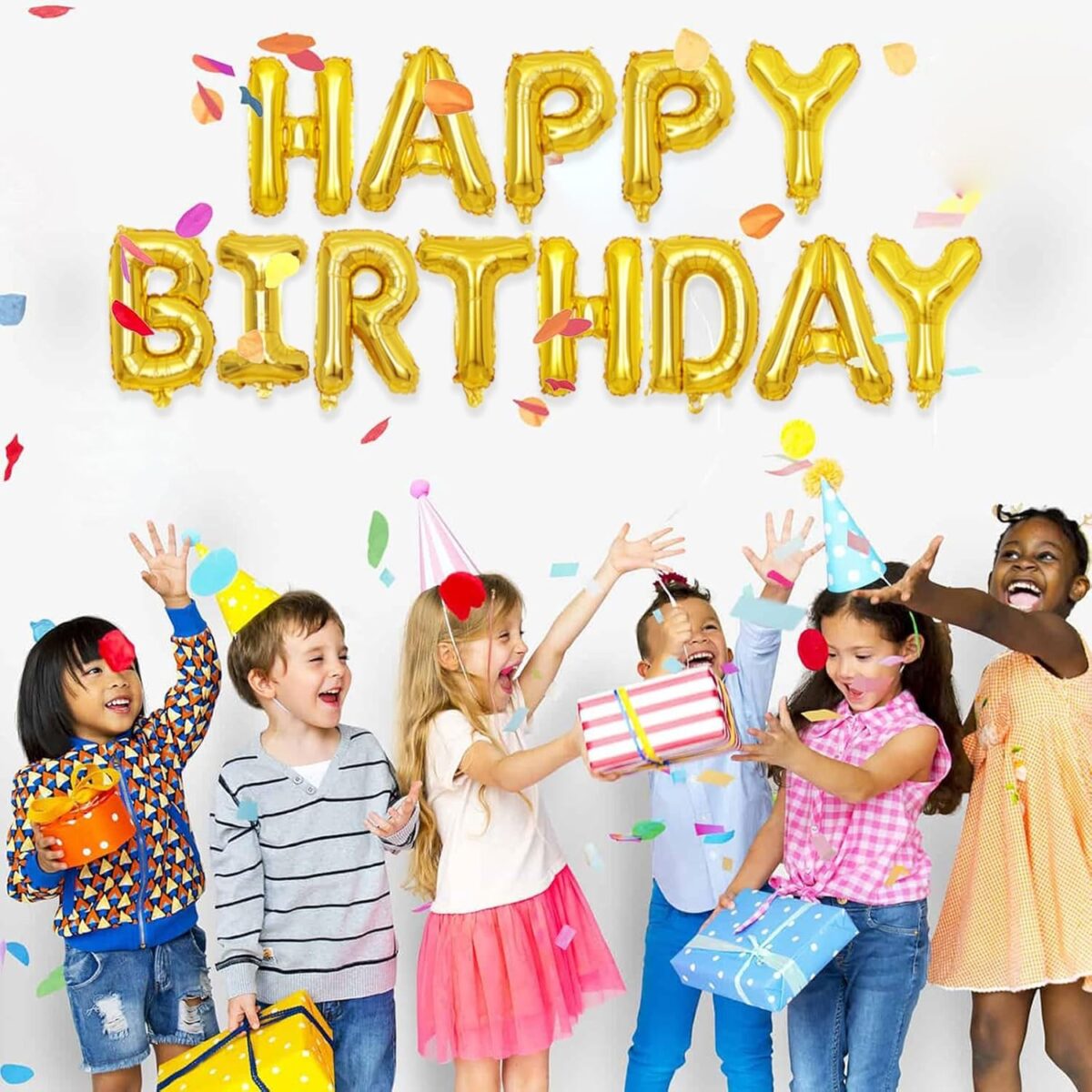 Balon Folie Metalizata Litera R, Embo, 80 cm, Umflati cu Heliu sau Aer, Ambalaj Individual, Pai inclus, Auriu - imagine 13