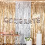 Balon Folie Metalizata Litera S, Embo, 40 cm, Umflati cu Heliu sau Aer, Ambalaj Individual, Pai inclus, Argintiu - imagine 3