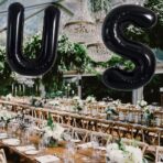 Balon Folie Metalizata Litera S, Embo, 40 cm, Umflati cu Heliu sau Aer, Ambalaj Individual, Pai inclus, Negru - imagine 3