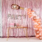 Balon Folie Metalizata Litera T, Embo, 40 cm, Umflati cu Heliu sau Aer, Ambalaj Individual, Pai inclus, Argintiu - imagine 7