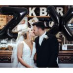 Balon Folie Metalizata Litera X, Embo, 40 cm, Umflati cu Heliu sau Aer, Ambalaj Individual, Pai inclus, Negru - imagine 3