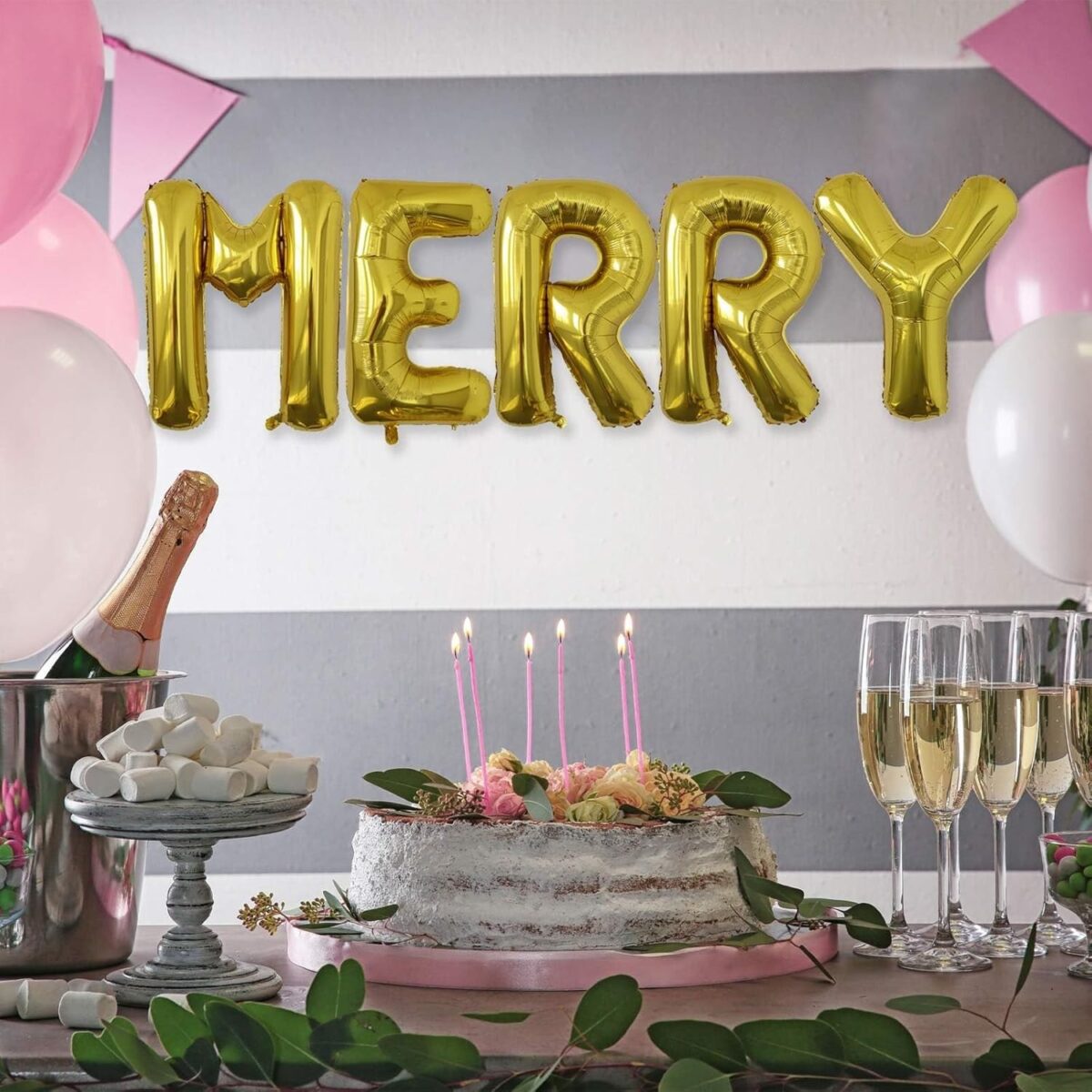 Balon Folie Metalizata Litera Y, Embo, 40 cm, Umflati cu Heliu sau Aer, Ambalaj Individual, Pai inclus, Auriu - imagine 4