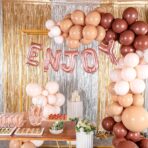 Balon Folie Metalizata Litera Y, Embo, 40 cm, Umflati cu Heliu sau Aer, Ambalaj Individual, Pai inclus, Rose Gold - imagine 4