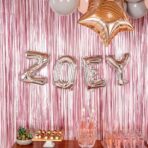 Balon Folie Metalizata Litera Z, Embo, 80 cm, Umflati cu Heliu sau Aer, Ambalaj Individual, Pai inclus, Argintiu - imagine 5