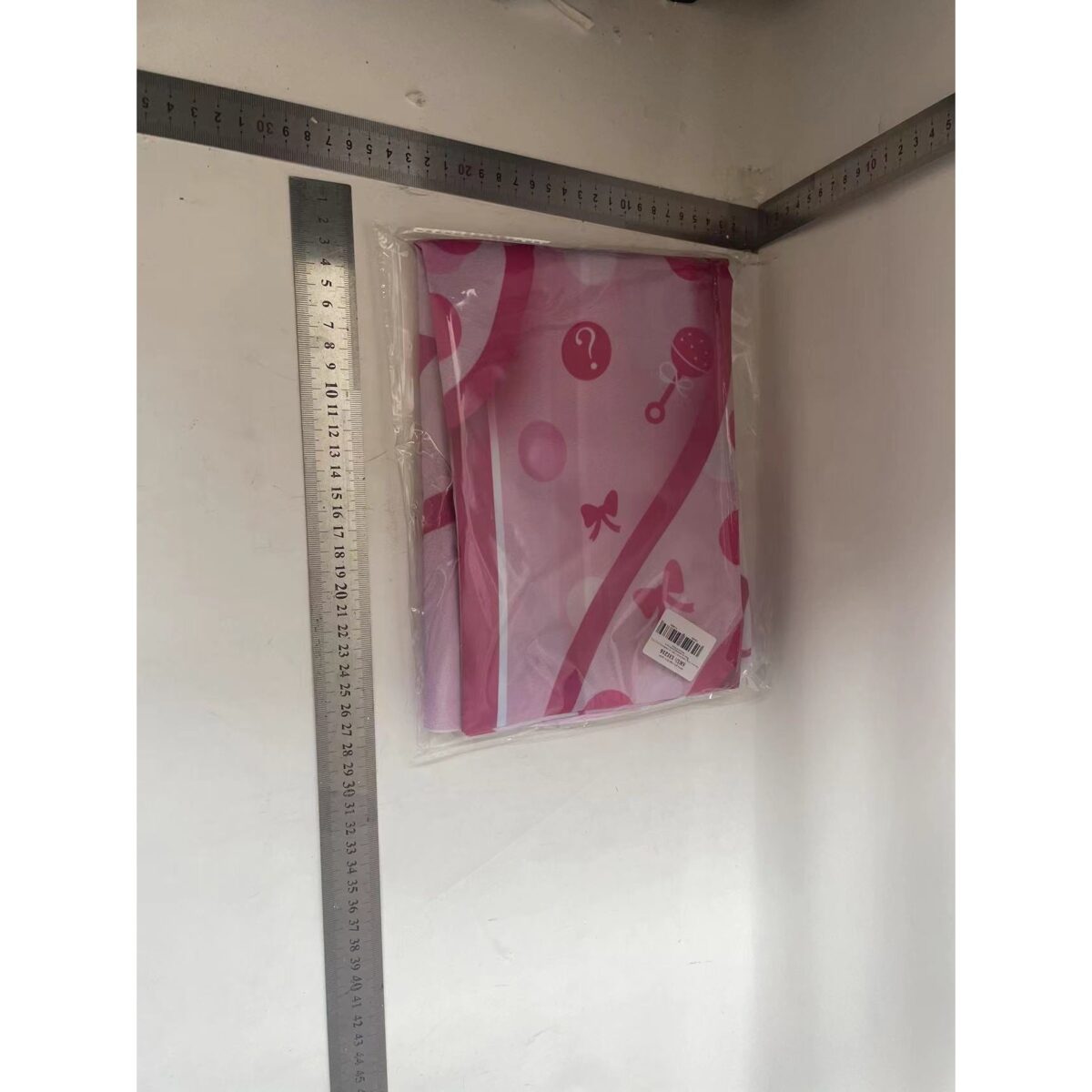Banner pentru Petrecere, Embo, Model Girl or Boy, Tematica Gender Reveal, 150 x 100 cm, Albastru Roz - imagine 2