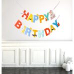 Banner Happy Birthday 100x200 cm, Embo, Rola de Ata Inclusa, Tematica Aniversare, Multicolor - imagine 2