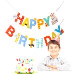 Banner Happy Birthday 100x200 cm, Embo, Rola de Ata Inclusa, Tematica Aniversare, Multicolor - imagine 3