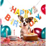 Banner Happy Birthday 100x200 cm, Embo, Rola de Ata Inclusa, Tematica Aniversare, Multicolor - imagine 4