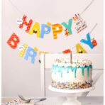 Banner Happy Birthday 100x200 cm, Embo, Rola de Ata Inclusa, Tematica Aniversare, Multicolor - imagine 5