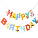 Banner Happy Birthday 100x200 cm, Embo, Rola de Ata Inclusa, Tematica Aniversare, Multicolor - imagine 7