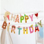 Banner Happy Birthday 100x200 cm, Embo, Rola de Ata Inclusa, Tematica Candy, Multicolor - imagine 3
