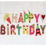 Banner Happy Birthday 100x200 cm, Embo, Rola de Ata Inclusa, Tematica Candy, Multicolor - imagine 4